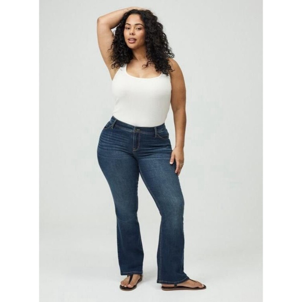Torrid Jeans Womens 12r Luxe Slim Boot Cut Blue Denim